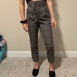 Hollister Dark plaid pants